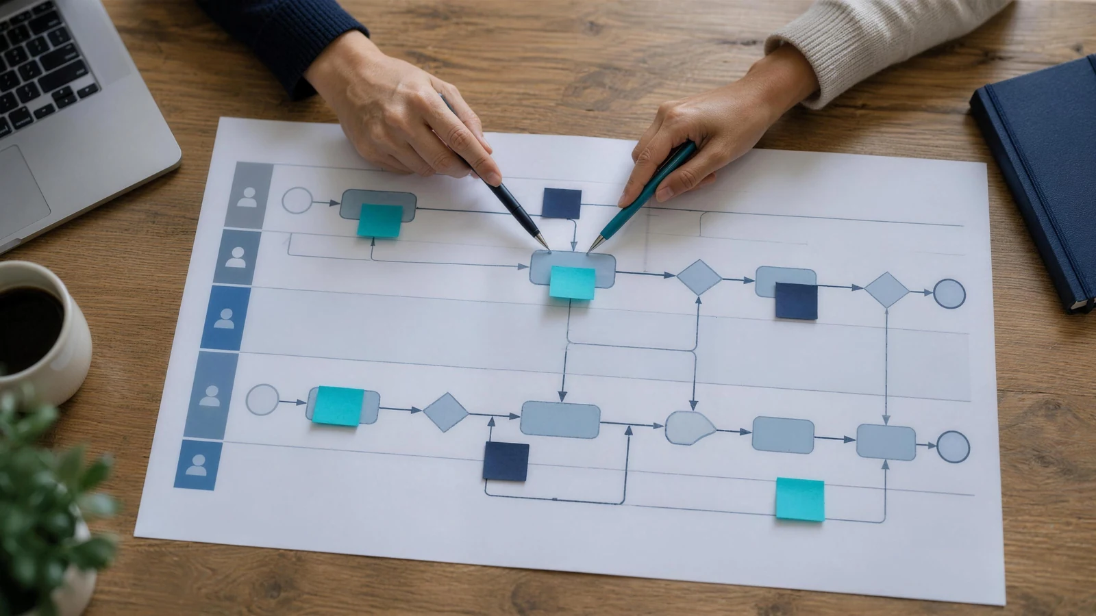 Levantamiento de procesos: diagrama BPMN de un proceso AS-IS